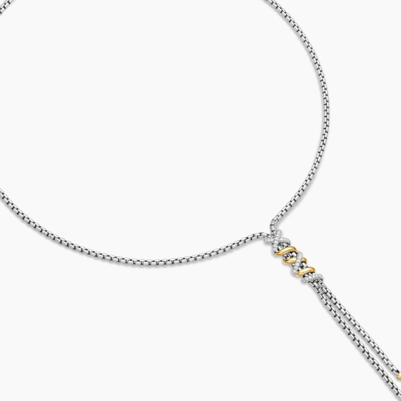 David Yurman Helena Y Lariat Necklace - Picture 3 of 10